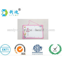 Mobile whiteboard hanging cartoon students tablet